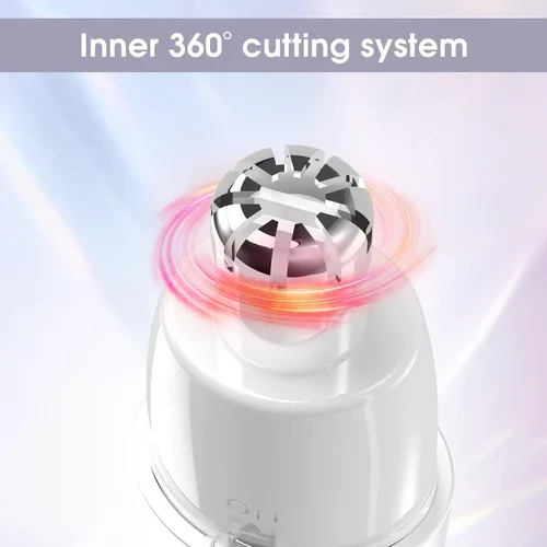 Miniatura 6 de TOUCHBeauty Recortadora eléctrica de pelo de nariz – Recortadora de pelo de nariz con punta redonda, sin dolor, sin tirones, con cuchillas