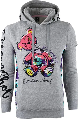 Miniatura 7 de SCREENSHOT Sudadera urbana de forro polar para hombre, diseño de dibujos animados de animación, parche bordado de gel