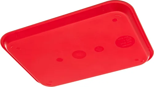 Miniatura 7 de Carlisle FoodService Products Bandeja para cafetería, bandeja de comida rápida para restaurante o uso comercial, 10 x 14 pulgadas, 24 unidades, Rojo