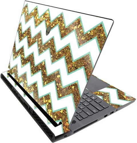 Miniatura 552 de MightySkins - Skin brillante con purpurina para Alienware M17 R3 (2020) y M17 R4 (2021) - Diversión de los años 90 Acabado duradero con purpurina