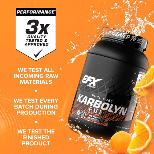 Miniatura 5 de EFX Sports Karbolyn Fuel Polvo de carbohidratos de rápida absorción Carga de carbohidratos, energía sostenida, recuperación rápida, sin