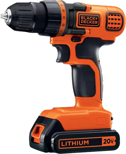 Miniatura 2 de Black & Decker LDX120C taladro/propulsor por iones de litio sin cable 20-volt MÁX.