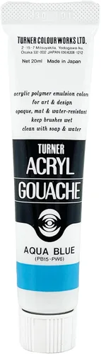 Miniatura 29 de Turner's AG020350 Gouache acrílico, color japonés, color agua dulce (Usuzuiro), 0.7 onzas líquidas (0.7 fl oz) (Nº 6)