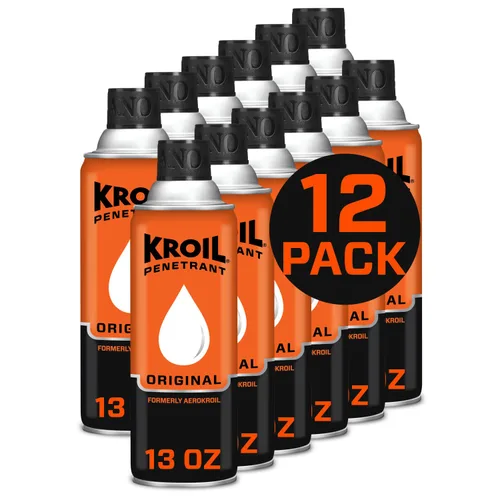 Miniatura 17 de Kroil Aerokroil Penetrant - Lubricante penetrante de óxido - Aceite inhibidor de la corrosión para cadenas, bisagras y piezas metálicas pegadas, uso