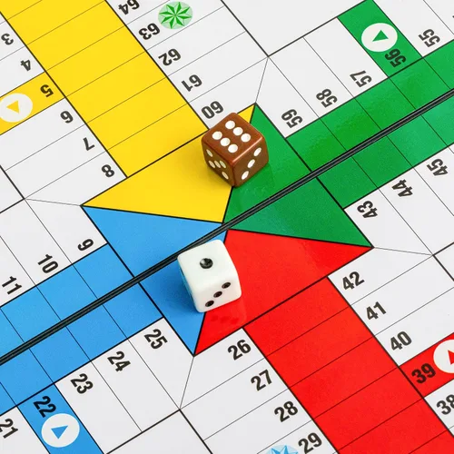 Miniatura 6 de Ludo - Juego de mesa plegable magnético para viajes, 9.75 pulgadas