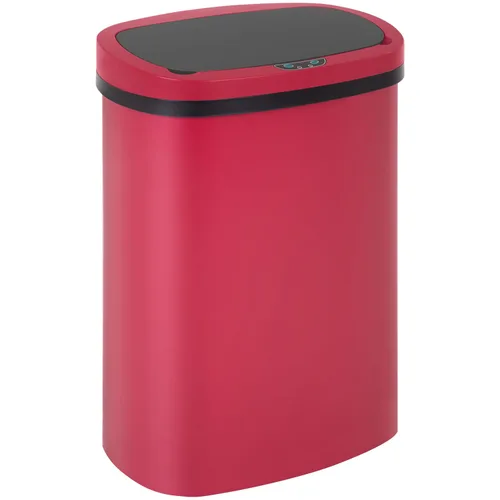 Miniatura 14 de BestOffice Basurero de plástico negro de alta capacidad sin contacto con tapa, 49L/13G, rectangular, cierre silencioso, cocina, dormitorio, baño