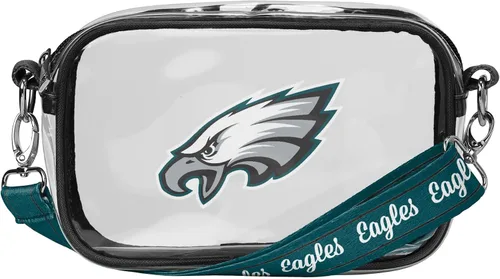 Miniatura 27 de FOCO NFL Womens NFL Team Logo Stripe Clear Crossbody Bag