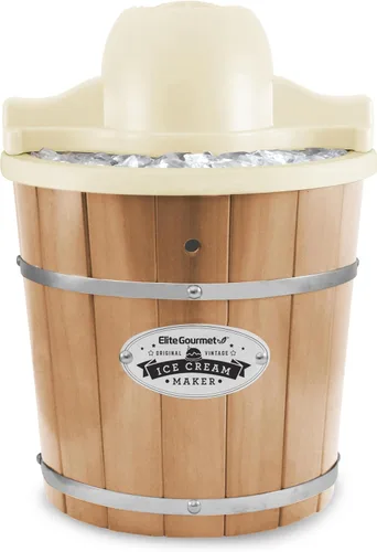 Miniatura 9 de Elite Gourmet Máquina de helados eléctrica de 4 cuartos EIM350 Delicioso helado casero, gelato, sorbete, yogur helado, recipiente de congelación