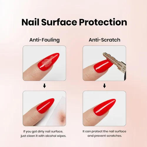 Miniatura 7 de Beetles - Juego de 3 esmaltes de uñas de gel blanco de 0.5 fl oz y capa base de gel que no se limpia, lámpara UV y capa superior brillante de larga
