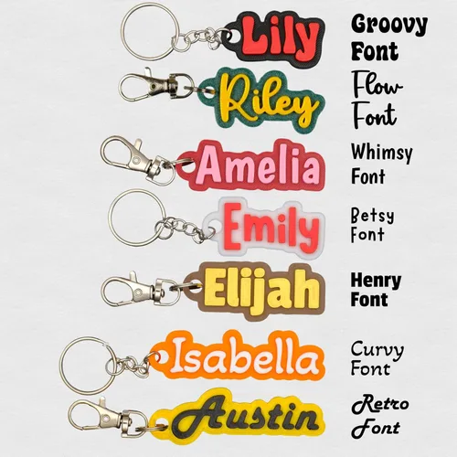 Miniatura 3 de Llavero personalizado SuperFineDeesigns – Llavero personalizado impreso en 3D