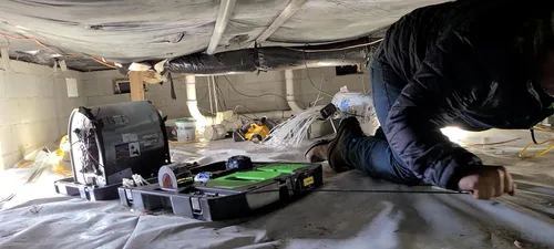 Miniatura 6 de Sistema de herramientas HVAC, resistente, grado contratista, caja de herramientas HVAC, patentado y fabricado en Estados Unidos, trineo de tracción