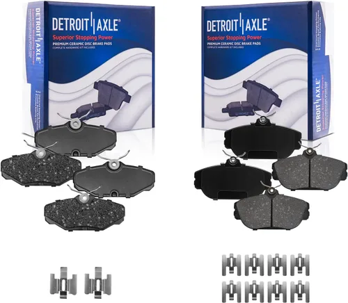 Miniatura 51 de Detroit Axle - Pinza de disco del lado del acompañante + pastillas de freno de cerámica de repuesto para Lexus HS250H Toyota RAV4 Prius V Scion xB