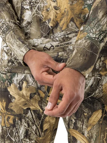 Miniatura 5 de Realtree Ropa interior térmica de manga larga de poliéster para hombre
