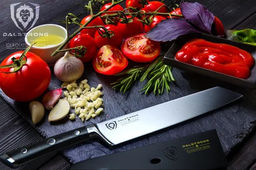 Miniatura 7 de Dalstrong – Cuchillo de chef Kiritsuke - 8.5 pulgadas - Serie Gladiador Elite - Acero alemán forjado de alto carbono - Cuchillo de cocina de espiga