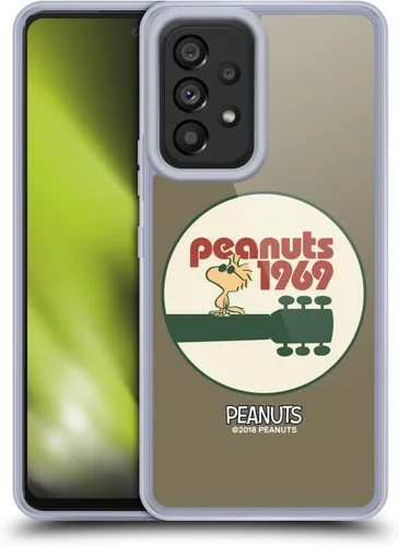 Miniatura 214 de Head Case Designs Funda de gel Woodstock 50th con licencia oficial de Peanuts Snoopy Guitar 1969 [protección de grado militar] compatible