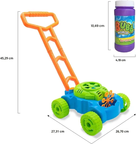 Miniatura 6 de Lydaz – Máquina de burbujas electrónicas para césped, juegos al aire libre, juguetes para niños
