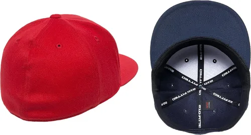 Miniatura 2 de Sombrero personalizado Flexfit 210 Personalizar Añadir su propio texto Bordado Flatbill