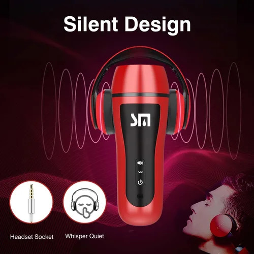 Miniatura 6 de Pussy Pocket,Male Self Masterburbatar Hands Free Life Size Silicone Blowjobob Machine for Man Mens Masterbuters Masturebor Adult Toy Realistic