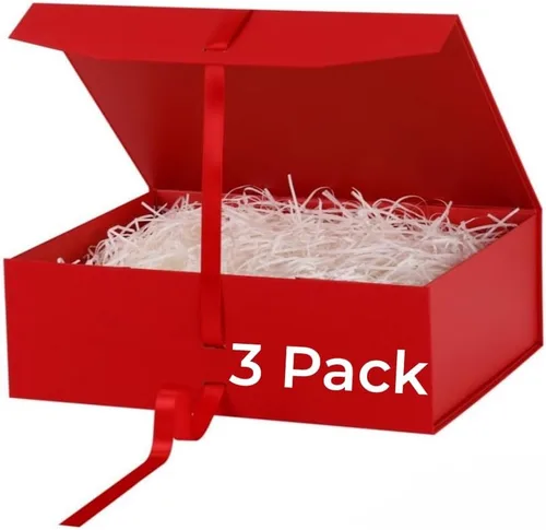 Miniatura 15 de GoooodGift Caja de regalo grande azul, 1 paquete de 13.5 x 11 x 5.3 pulgadas, caja de regalo de lujo para regalos con tapa de cierre magnético