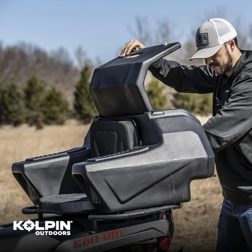 Miniatura 4 de Kolpin 4438 - Caja de casco trasera para ATV Negra Pequeña