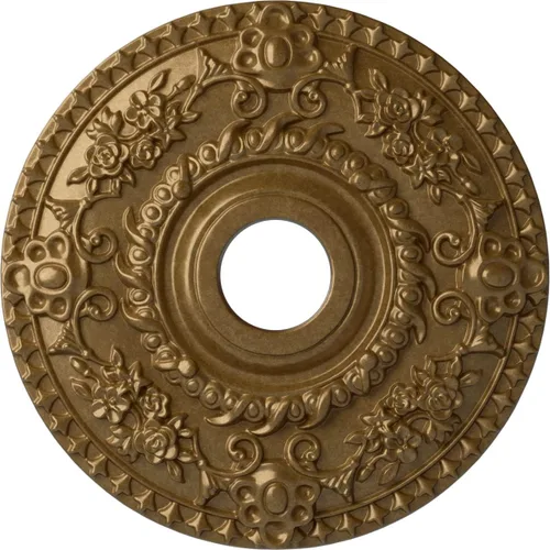 Miniatura 53 de Ekena Millwork CM18RORUS Medallón de techo de rosa, 18.0 in de diámetro exterior x 3.5 in de diámetro interior x 1.4 in de diámetro interior x 1.4