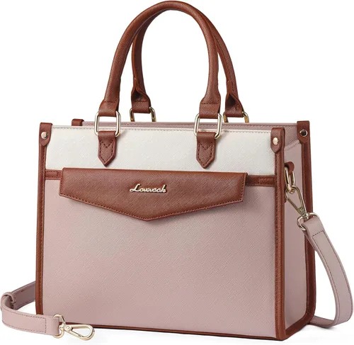 Miniatura 12 de LOVEVOOK Bolsos y carteras para mujer, cartera de moda tipo satchel, bolso cruzado de cuero sintético con asa superior para el hombro para damas