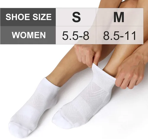 Miniatura 2 de CS CELERSPORT 6 pares de calcetines deportivos para correr para mujer acolchados