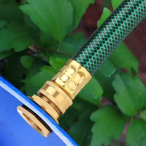 Miniatura 6 de WADEO Kit de conector de barril de lluvia, paquete de 2, kit de enlace de barril de lluvia con dos mangueras de 12 pulgadas y cuatro accesorios