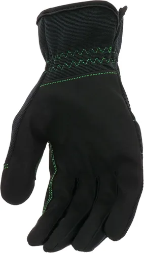 Miniatura 5 de John Deere JD86021-XL - Palma de cuero sintético para hombre, alta destreza, resistente a la abrasión, nudillos acolchados, negro, XL