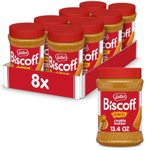 Miniatura 6 de Lotus Biscoff - Mantequilla de galleta para untar, cremosa, no transgénica, vegana