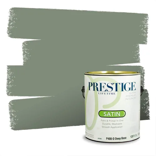 Miniatura 1875 de Prestige Paints - pintura de exterior y pintura de imprimación en una, E100-T-6006-10AVP