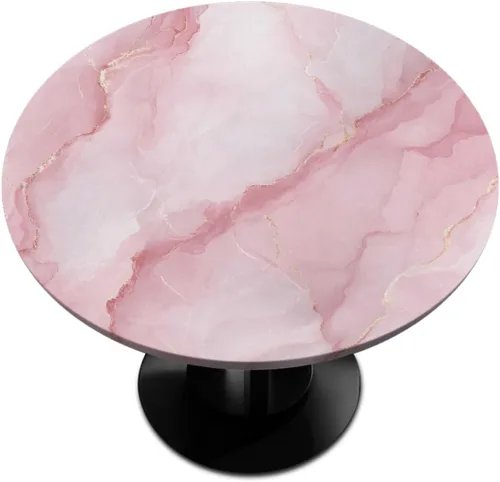 Miniatura 20 de Mantel Redondo con Elástico para Mesa de Playa, Diseño de Estrella de Mar, Cubierta de Mesa Circular, Impermeable, Lavable, de Poliéster, Pequeñas