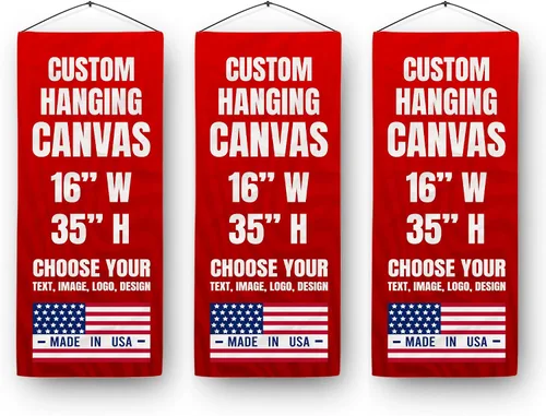 Miniatura 25 de BCB Print - Letreros personalizados para patio con 2 estacas de metal (24 x 18 pulgadas), letreros personalizados para césped para negocios, eventos