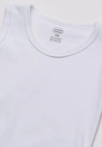 Miniatura 3 de Luvable Friends - Mameluco unisex de algodón sin mangas para bebé