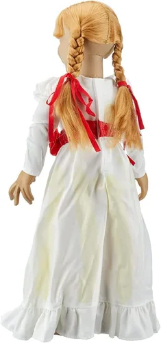 Miniatura 4 de Réplica e muñeca Annabelle, de la marca Mezco, 18 pulgadas.