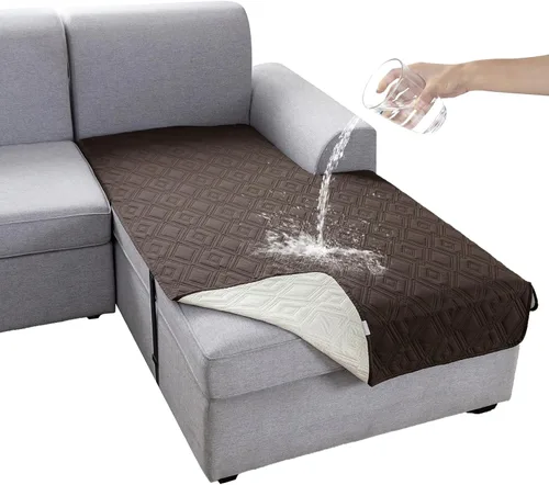 Miniatura 33 de Genina Juego de 2 Fundas de Reposabrazos para Sofá 100% Impermeables, Fundas para Reposabrazos de Sofá, Sillón, Protectores Antideslizantes