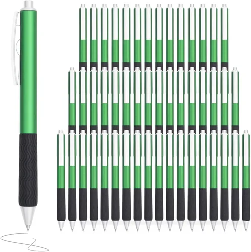 Miniatura 13 de Bolígrafos de Gel Negros, Paquete de 50 Bolígrafos Negros 0.5mm de Punta Fina, Tinta Negra, Escritura Suave, Bolígrafo de Gel con Clic para Oficina
