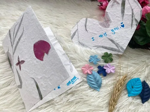 Miniatura 7 de Hojas de papel de morera gruesas A4 hechas a mano, pintura, escritura, papel decorativo, papel para hacer tarjetas, manualidades, 20 piezas