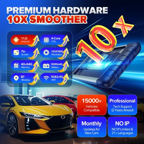 Miniatura 8 de Autel Escáner MaxiCOM MK808BT PRO: Actualización 2026 de MK808S MX808S MK808Z Herramienta de diagnóstico bidireccional, 2.0 BT Ver. de MK900 MX900