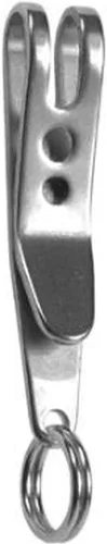 Miniatura 4 de 20 unids Clip de suspensión Llavero de acero inoxidable Clip de bolsillo Soporte portátil EDC Quickdraw Herramienta