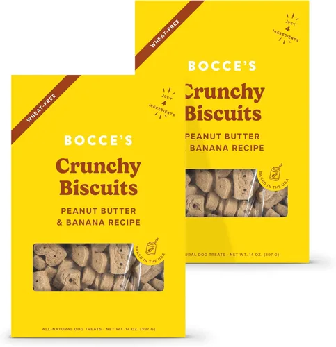 Miniatura 15 de Bocce's Bakery - Premios para perros sin trigo de edición limitada, galletas de hamburguesas y papas fritas, 5 onzas