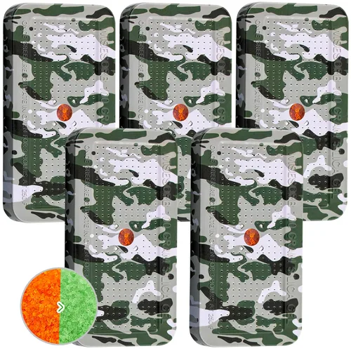 Miniatura 11 de Wisesorb Deshumidificador de camuflaje seguro para pistola de 1.41 onzas, bolsas deshumidificadoras recargables, paquetes de gel de sílice