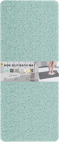 Tapete antideslizante para bañera, tapete de baño antideslizante de 0.6 pulgadas, extra grueso, de secado rápido, tapete de ducha antideslizante,