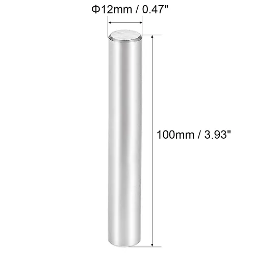 Miniatura 3 de uxcell Pasador de pasador de acero inoxidable 304 para litera, para cama, 0.472 x 3.937 in (aproximadamente 15/32 pulgadas), 3 piezas