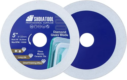Miniatura 28 de SHDIATOOL Disco de corte de diamante de vidrio de 2 pulgadas, rueda de corte ultradelgada para azulejos de cerámica, porcelana y mármol de 50 mm