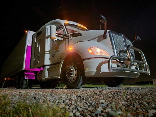 Miniatura 5 de iJDMTOY Lentes ámbar súper brillantes LED para rueda delantera delantera Fender Side Marker Lights compatibles con Kenworth T680 T700 T880