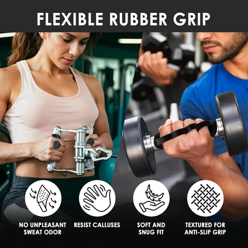 Miniatura 4 de Agarres de entrenamiento antideslizantes, 4 protectores ergonómicos de manos para hombres y mujeres, portátiles y transpirables, guantes