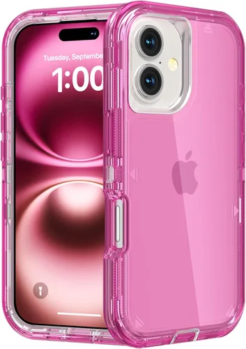 Miniatura 35 de Follaroma para iPhone 11, Funda Resistente a Prueba de Golpes, Protección Anti-Caída, Funda Protectora Transparente de Doble Capa Compatible
