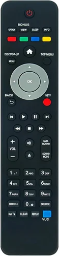 NC201 NC201UD Control remoto de repuesto aplicable para Philips Blu-ray Sistema de cine en casa HTS3306 HTS3106 HTS3106/F7 HTS3306/F7 HTS3306/F8