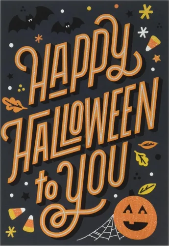 Hallmark Paquete de tarjetas de Halloween, feliz Halloween (6 tarjetas con sobres)